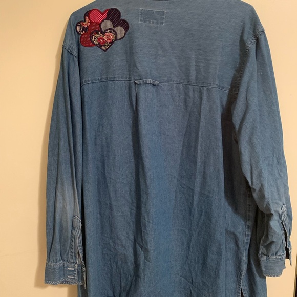 Jean patch button up - Picture 2 of 2